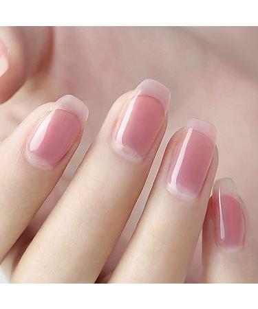 Vishine Transparent Jelly Pale Pink Gel Nail Polish - 15ml UV LED Sheer Pink for French Manicure - Buy Online on GoSupps.com