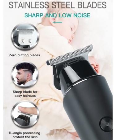 Pro Hair Clipper Professional USB Charging Electric Hair Trimmer Cordless Barber Hair Clipper for Men with LED Display - Buy Online on GoSupps.com