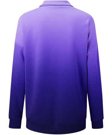 Christmas Women's Color Block Sweatshirt - Purple X-Large | Long Sleeve Crewneck Sweater - Buy Online on GoSupps.com