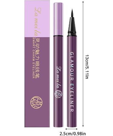 Waterproof Black Eyeliner - Fine Tip Waterproof Women Black Eye Liners - Long Wear Eye Cosmetics for Beginner Friendly Eyeliner for Carnival Weddings Travel Guanglu - Buy Online on GoSupps.com