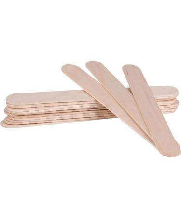Mavis Laven 100Pcs Wood Waxing Spatula Spatula Disposable Tongue Depressor Body Hair Removal Craft Sticks Waxing Stick - Buy Online on GoSupps.com