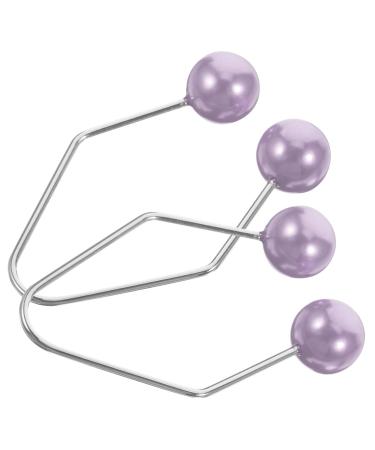 Beaupretty 1 Pair Dimple Trainer Dimple Maker for Cheeks Jaw Trainer Facial Tool Personal Face Trainer Metal Dimples Maker Facial Smile Maker Trainer Tools Accessories Alloy Purple Thin Face