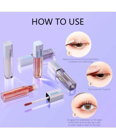 Zeesea Glitter Galaxy Liquid Eyeshadow - Dazzling Shimmer, Highly Pigmented & Long-Lasting (16 Dewy Diamond) - Buy Online on GoSupps.com