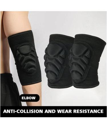 ZGXNYI 1 Pair Elbow Pads Black Breathable Antislip Protector Sports Knee Protector Padded Brace Cycling Support Outdoor Sports Elbow Pads - Buy Online on GoSupps.com