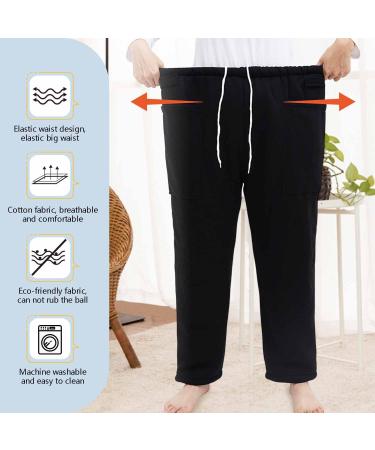 Nephrostomy Bag Pants for Men/Women | Catheter Urine Bag with Double Pockets | XXL Black Ostomy Supplies - Buy Online on GoSupps.com