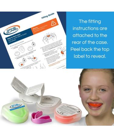 Game Guard Hockey Mouthguard for Kids 8-13 | Transparent Black Currant Flavor | Multi-Sport Protection - Buy Online on GoSupps.com