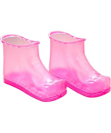 Foot Soaking Boots | Anti-Slip High-Density Foot Soaking Boots - Heatproof Colorful Foot Soaker Portable Foot Spa Shoes for Home Bathroom Height 18cm Size 45 Red - Buy Online on GoSupps.com