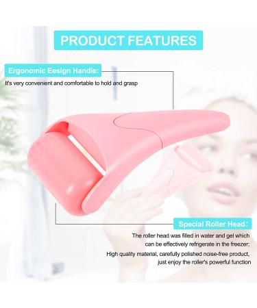 2 Pack Ice Rollers for Face, Eyes, and Body Relief - Skin Care Tool for Migraine Relief and Blood Circulation - Green + Pink - Buy Online on GoSupps.com