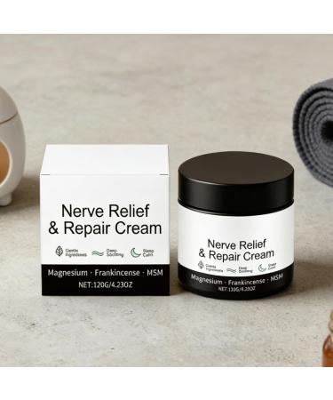 Soothing Nerve Balm - Moisturizing Repair Balm 120g | Natural and Organic Cream - for Feet Hands Legs Arms Lower Back Neck Men and Women - Buy Online on GoSupps.com