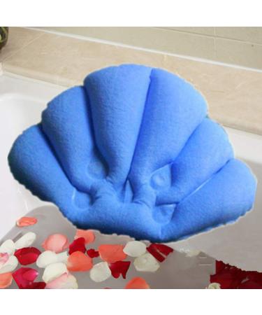 Milisten Inflatable Bathtub Pillow - Soft Spa Neck Cushion with Suction Cups (Random Color) - Buy Online on GoSupps.com