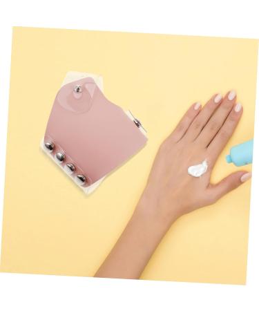  TOVINANNA Makeup Mixing Palette Transparent Hand Tray for Makeup Lovers and Professionals Makeup Mixing Palette Manicure Plate Cosmetic Plate Foundation Mixing Plate - Buy Online on GoSupps.com