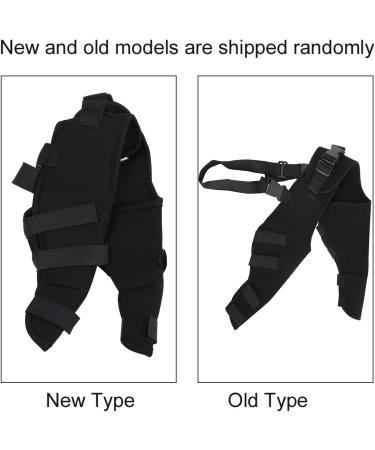 Adjustable Pet Knee Pads Pet Dog Hind Legs Protector Dog Hind Legs Protector for Recovering Injured or Diseased Legs for Dogs(M-Black)(XS) - Buy Online on GoSupps.com