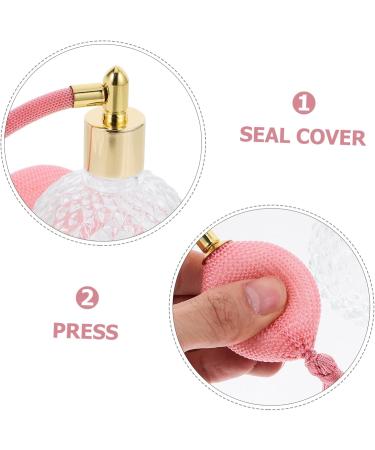 HEALLILY Crystal Glass Refillable Perfume Atomizer Spray Bottle Vintage Style Empty Perfume Bottle with Long Tassel Pink 100ml Black - Buy Online on GoSupps.com