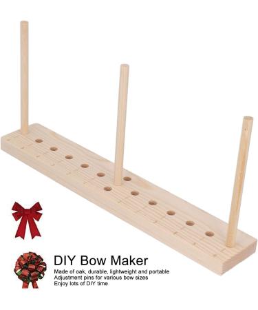 HEEPDD Oak Bow Maker Tool with 3 Long Sticks - Lightweight DIY Ribbon Bow Making Tool for Wreaths, Hair Bows & Crafts - Buy Online on GoSupps.com