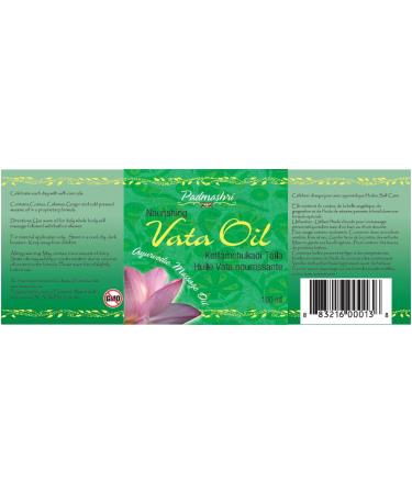 Padmashri Naturals Nourishing vata ayurvedic massage Oil 100ml Multicolor - Buy Online on GoSupps.com