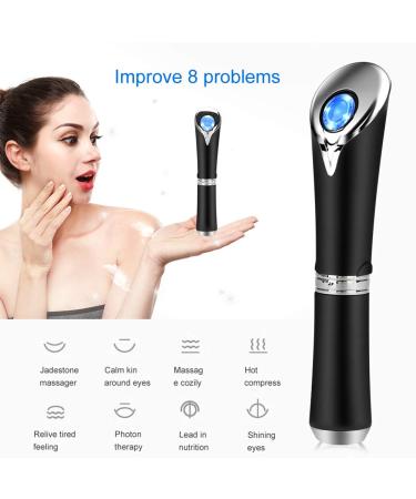 Wallfire Electric Multi-Functional Eye Device - Anti-Aging & Wrinkle Smoothing | Black | Photon Technology - Buy Online on GoSupps.com