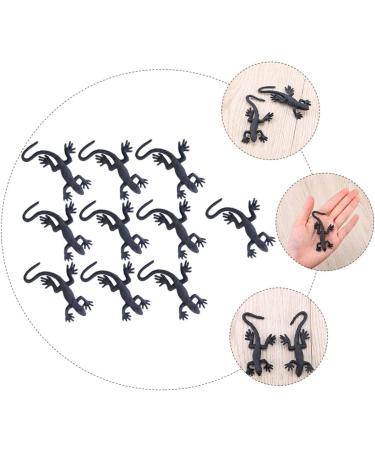 Safigle 10-Pack Halloween Gecko Simulation Toys - Mini 3.5x8cm Gecko Models for Halloween Decorations & April Fools' Day Gifts - Buy Online on GoSupps.com