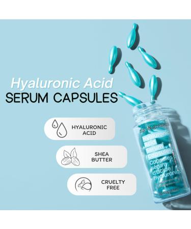 Masque Bar My Ingredients 10% Serum Capsules for Face - Serum Capsule for Evening Out Skin Tone & Instant Hydration Korean Skin Care Treatment 30 Mineral Oil Free Paraben Free (Hyaluronic Acid) - Buy Online on GoSupps.com