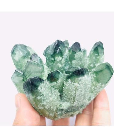 Natural Crystal Rough 1pc 400g-500g Magic Green Phantom Quartz Cluster Natural Crystal Cluster geode Specimen for Sale - Buy Online on GoSupps.com