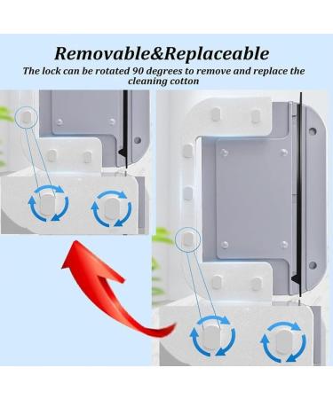 Magnetic Window Cleaner Magnetic Windshield Cleaner Tool Double-Sided Window Cleaner Glass Wiper Square Shape Glass Wiper Cleaning Tool for High Window Rise and Car Glazed Windows(3-10mm) - Buy Online on GoSupps.com