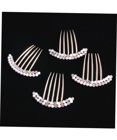 FRCOLOR Hair Pin Hair Accessories for Women Jewel Hair Comb Flower Decoration Hair Comb for Prom Hair Accessories for Women Pearl Hair Comb Hair Comb with Rhinestone Hair Fork Bride - Buy Online on GoSupps.com