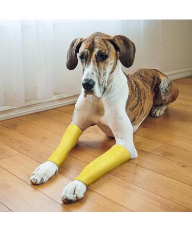 Buy Dongker Dog Elbow Protection - 4 Pieces Warm Elastic Leg Warmers for Small & Medium Dogs and Cats | Knitted Leg Wound Protection XL - Buy Online on GoSupps.com