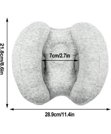 Blublu Park Baby 2 in 1 Travel Cushion - Adjustable Neck and Head Support Insert for 3-12 Month Infants, Gray - Buy Online on GoSupps.com