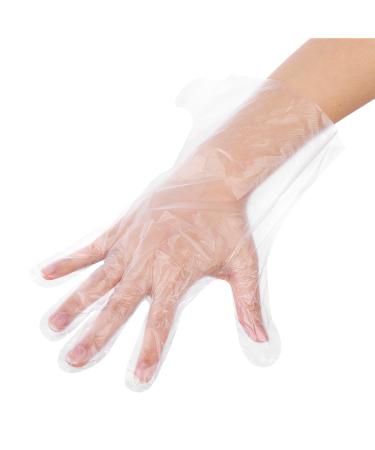 Lot de 200 doublures jetables en cire de paraffine pour pieds et mains sacs de bain en plastique pour mains et pieds gants de bain plus grands et plus pais (200 mains)