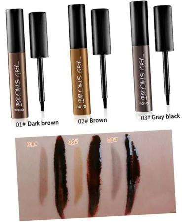 Beavorty Black Eyebrow Gel Eyebrow Glue Gel Waterproof Brow Pencil Eyebrow Gel Eyebrow Cream Quick Eyebrow Eyebrows 1 count (Pack of 1) Dark Grey - Buy Online on GoSupps.com