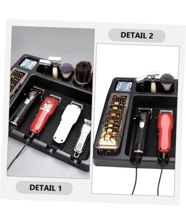 Beatifufu Barber pad Hair Scissors Electric Clippers Tool Barber Clippers Clipper Holder Hair Salon Hairdressing Tool Organizer Trimmer Hair Styling Tools Organizer Tool Holder - Buy Online on GoSupps.com