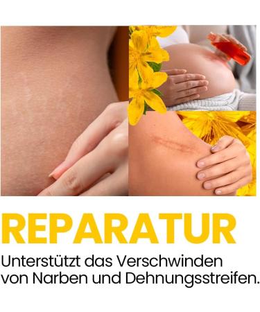 Hypericum Drops Relaxing Massage Oil | 100% Pure St. John's Wort Oil Forte | Scar & Pregnancy Stretch Marks | 50ml - International Shipping Available - Buy Online on GoSupps.com