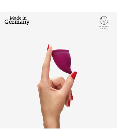 Fun Factory Menstrual Cup Size B - Made in Germany Hygienic & Reliable 100% Medical Silicone - Best for Stronger Days - Buy Now! - Buy Online on GoSupps.com