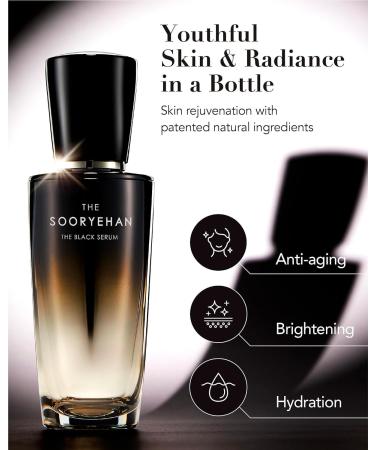 Sooryehan The Black Serum - Advanced Korean Skin Care with Black Exosome & Licorice for Sensitive Skin | Premium 0.99 Fl Oz - Buy Online on GoSupps.com