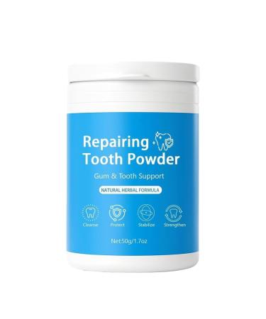 Baoqifong Powder Toothpaste Fresh Tooth Powder Repairing Toothpaste 50g Instant Dental Care for Daily Morning Routine Travel Bathroom