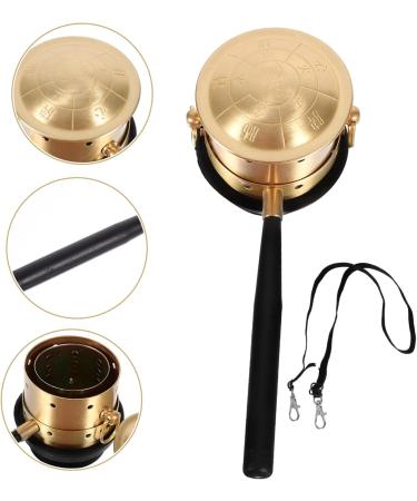 Homsfou Moxibustion Box - Copper Moxa Tool Holder for Acupuncture & Massage | 2pcs Golden 16x6cm - Buy Online on GoSupps.com