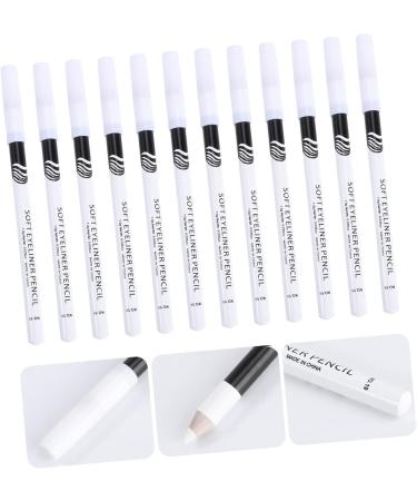 SKISUNO Liquid Brow Pen 12pcs Eyeliner Pencil Eye Liner Pencils Cosmetology Kit Silkworm Pen Wooden Pole Eyeliner Brush - Buy Online on GoSupps.com