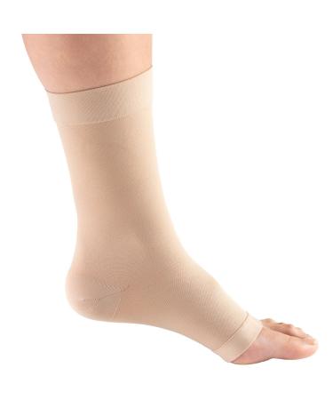 CHAMPION Lightweight Brace Knit Elastic Ankle Support Beige Small Beige Small