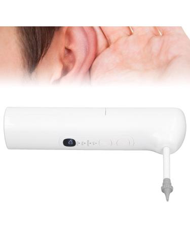 IPX7 Waterproof Ear Cleaning Washing Kit - Electric Ear Irrigation System for Home Use | Safe & Effective Adult Care (White - Buy Online on GoSupps.com