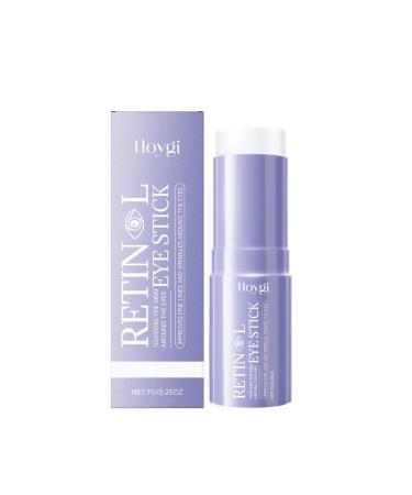 Retinol Eye Stick with Shea Butter and Vitamin E Anti-Aging Eye Treatment Reduces Fine Lines and Dark Circles 7g/0.25oz