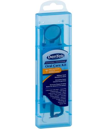 DenTek Premium Oral Care Kit - Dental Pick Steel Teeth Scaler Rubber Stimulater - Buy Online on GoSupps.com