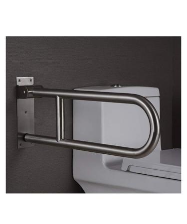 Bathroom Grab Bar Safety Support Rail Folding Handrail For Bathroom 30-Inch Flip-Up Handicap Handrails Bathroom Support Safety Rails For El