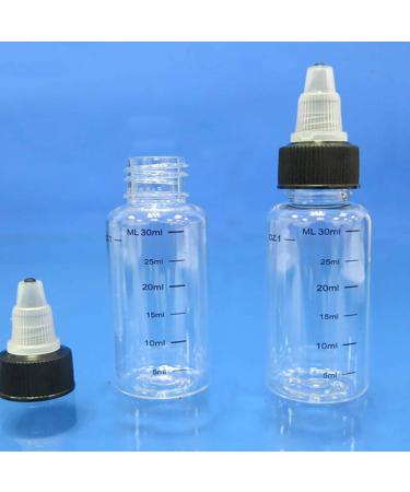 2 Pcs 30ml / 60ml / 100ml / 120ml / 250 Ml De Plastique Rechargeable Bouteille De Bouteille De Bouteille De Bouteille De Gouttes De Gouttes De Bouteille De Tatouage Pigment De Tatouage(Size:30ml)