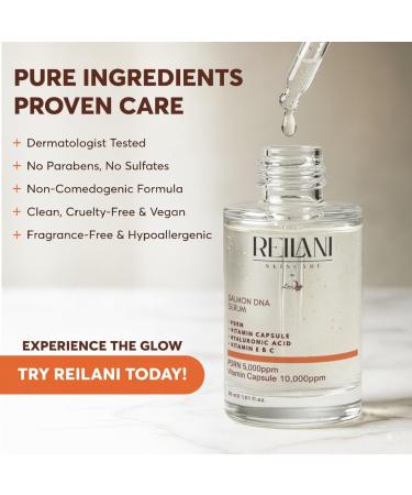 PDRN Salmon DNA Serum Anti-Aging Face Serum with Hyaluronic Acid Tripeptide & Vitamins (10 000ppm) Hydrating Facial Serum for Blemishes Collagen Boost & Fine Lines Korean Skincare 1 Fl Oz - Buy Online on GoSupps.com