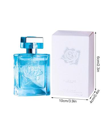 Rose Carved Eau Parfumes for Women and Men Exquisite Carved Rose Eau Toilette Long-Lasting Refreshing Light Perfumes with Rose Fragrances Improve Self Confidence 50ml (B 1pc) - Buy Online on GoSupps.com