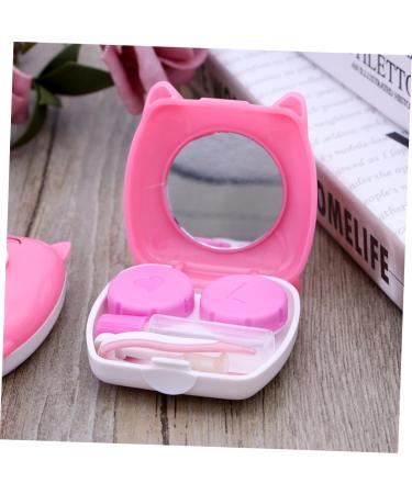 JECOMPRIS Cartoon Lens Box Set - 2 Portable Cute Contact Lens Storage Containers for Outdoor Activities - Buy Online on GoSupps.com