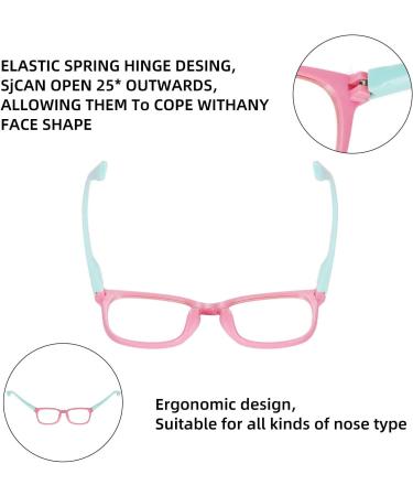 CHEERS DEVICES Blue Light Blocking Glasses for Kids & Teens | Unbreakable Anti-Glare Frames | 5 Pair Mix | Age 8-16 - Buy Online on GoSupps.com