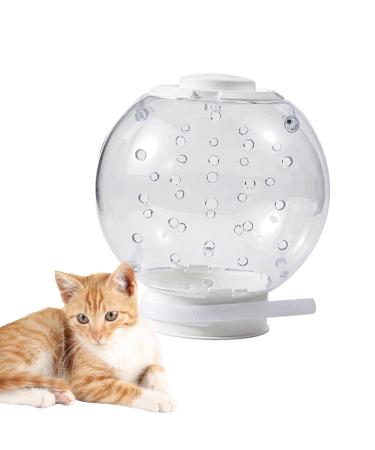 Bubble Cat Muzzle - Unique Anti-Bite Breathable Adjustable Hooded Muzzle, Breathable Anti-Bite Muzzle | Cat Grooming Caps for Shaving Aggressive Cat