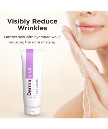 DermaVit l Skin Quench Facial Moisturizer for DermaWand | Anti-Aging Cream with Argireline Hyaluronic Acid & Aloe Vera - 1oz - Buy Online on GoSupps.com