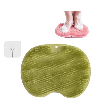 Wicky Prince shower foot and back scrubber cleaning massager matte massage pad foot scrubber shower cleaner peeling acupressure cleaner foot massager (E)