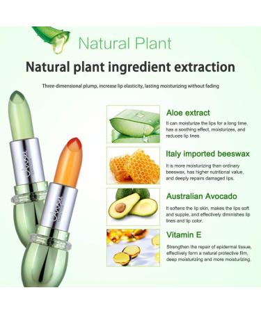 6 Colors Aloe Vera Gel Lipstick - Waterproof Moisturizing Temperature Color Changing | Buy Now for Global Shipping - Buy Online on GoSupps.com